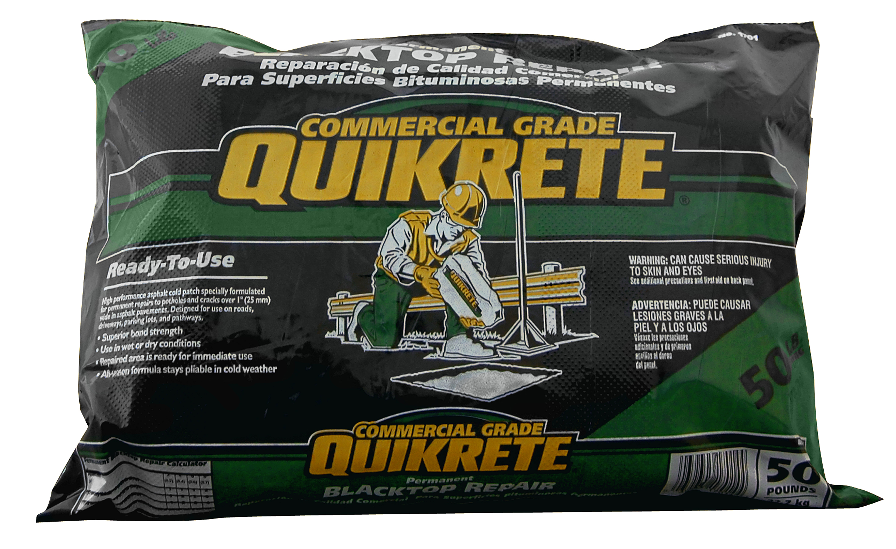 Quikrete High-Performance Blacktop Repair 50lb Bag - Utility and Pocket Knives